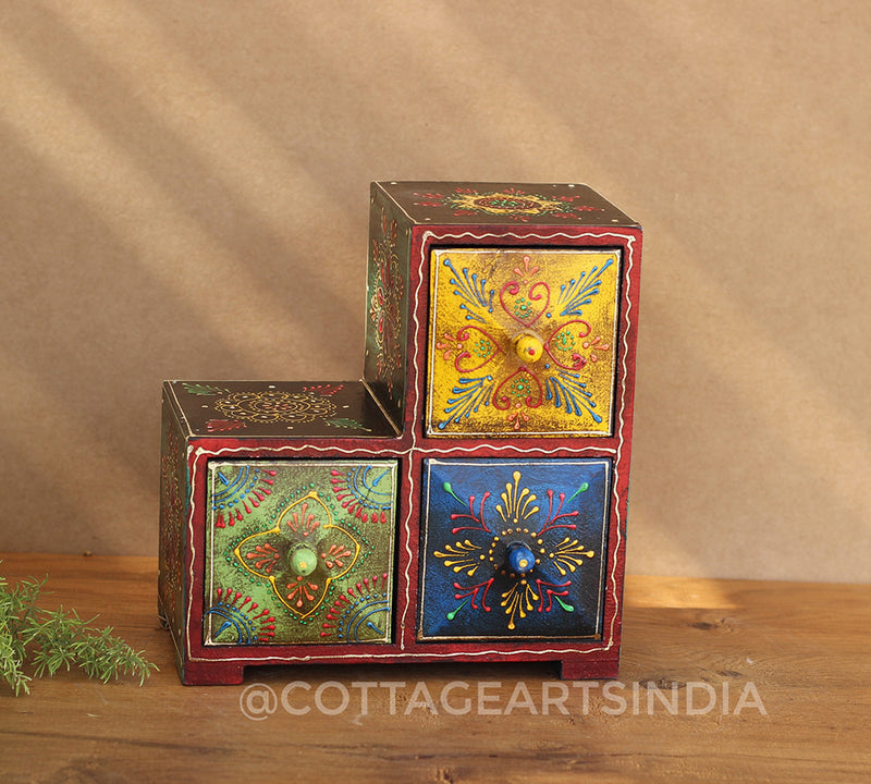 Wooden Storage Box Bookends