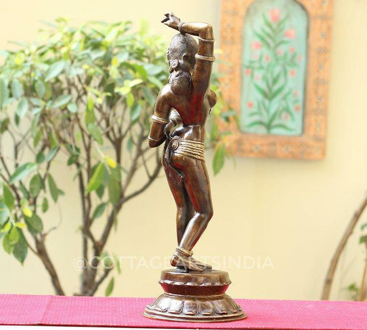 Brass Apsara Courtesan