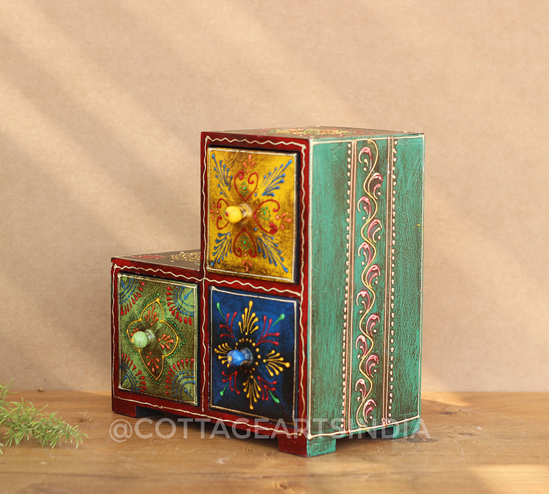 Wooden Storage Box Bookends
