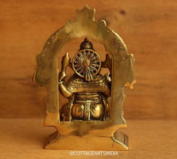 Brass Ganesh With Prabhaval