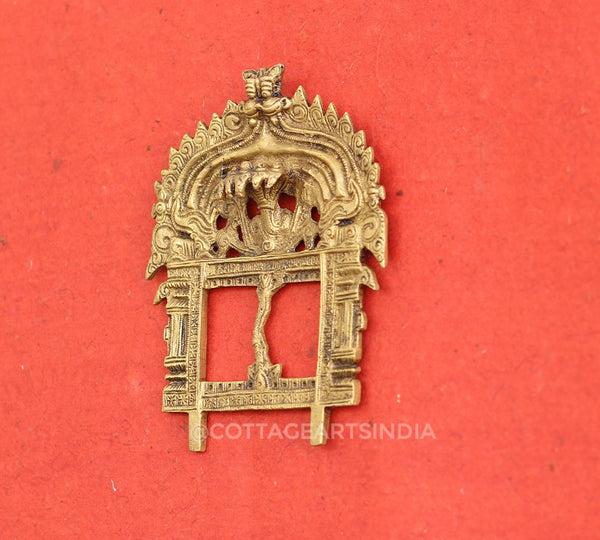 Brass Prabhawali Sheshnaag and Kirtimukha 7"