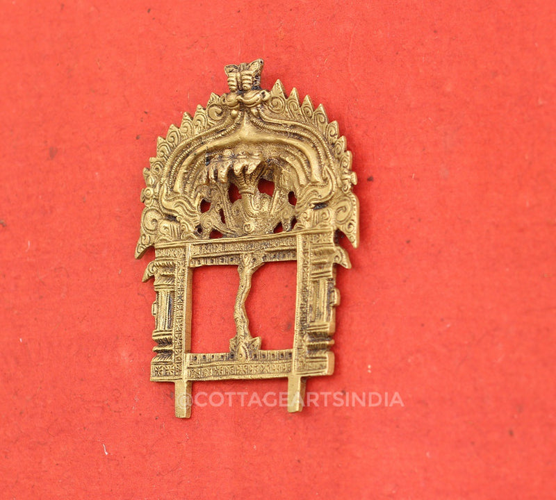 Brass Prabhawali Sheshnaag and Kirtimukha 7"