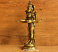 Brass Deeplaxmi 12"