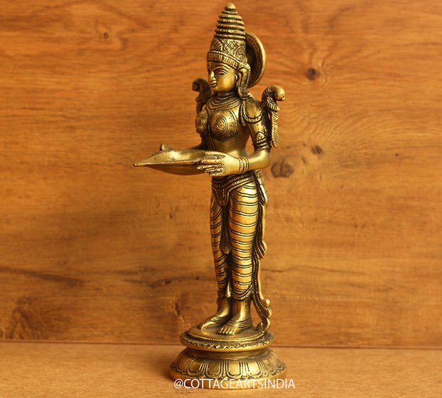 Brass Deeplaxmi 12"