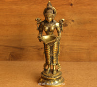 Brass Deeplaxmi 12"