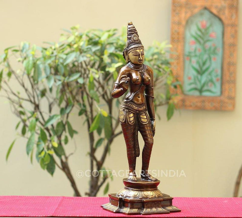 Brass Parvati Uma Parameshwari 18