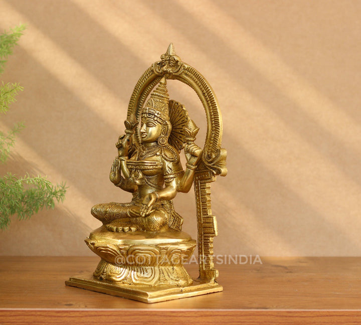 Brass Laxmi Prabhawali 10"