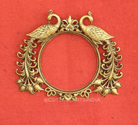 Brass Peacock Frame