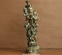 Brass Krishna 18"
