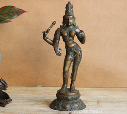 Brass Ardhnarshwar Bronze Finish