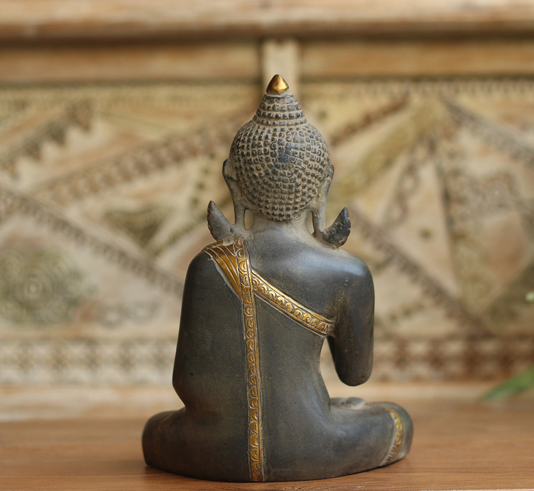 Brass Buddha Rustic Finish