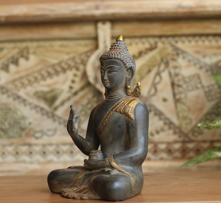 Brass Buddha Rustic Finish