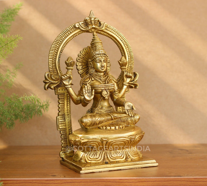 Brass Laxmi Prabhawali 10"