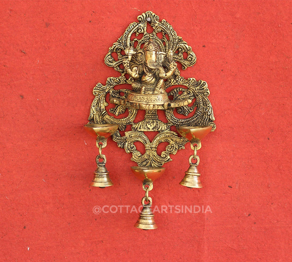 Brass Wall Bell Deepam