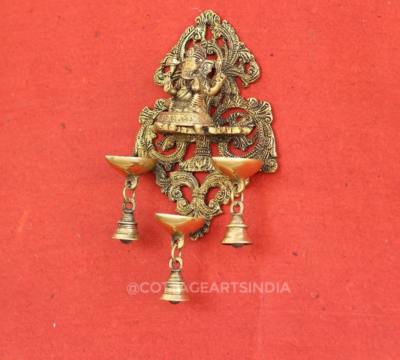 Brass Wall Bell Deepam