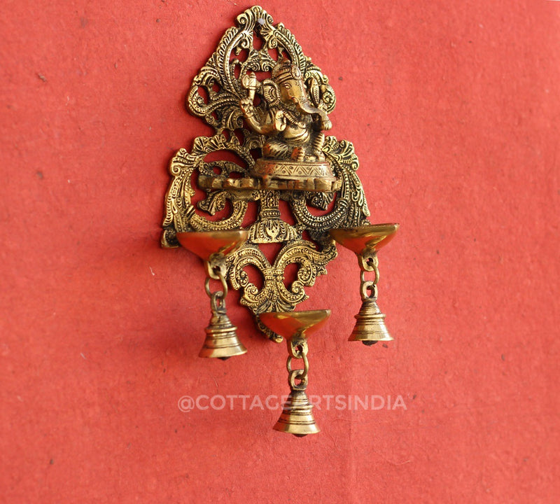 Brass Wall Bell Deepam