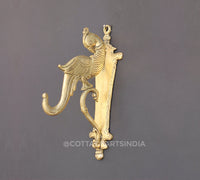 Brass Wall Hook Parrot