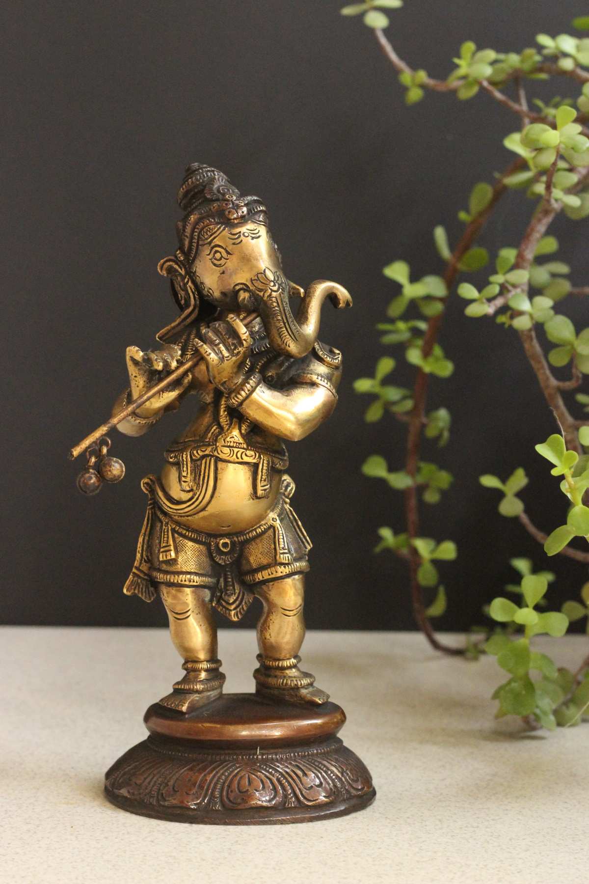 Brass Musical Ganeshas | Handcrafted Dancing Ganesh Musicians Collection