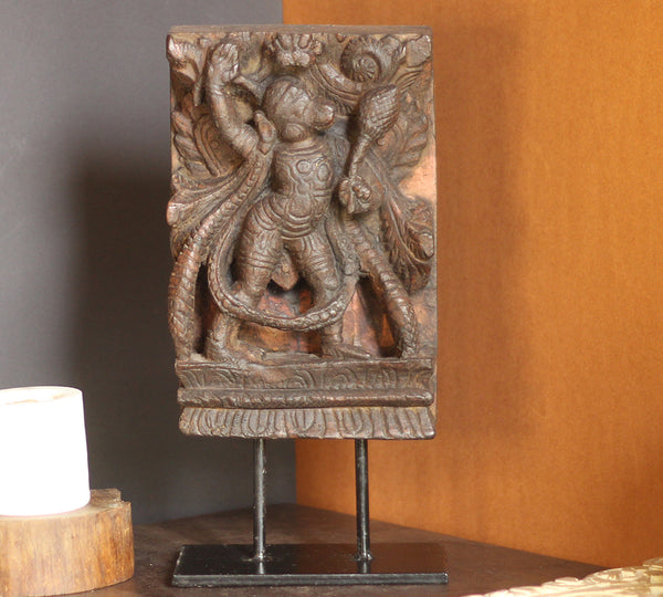 Vintage Wood /Stone Hanuman