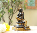 Brass Devi Uma Parameshwari Parvati Sitting