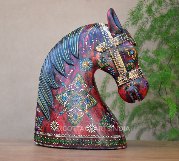 Wooden Horse Head