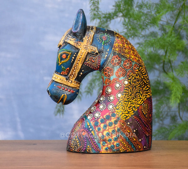 Wooden Horse Head