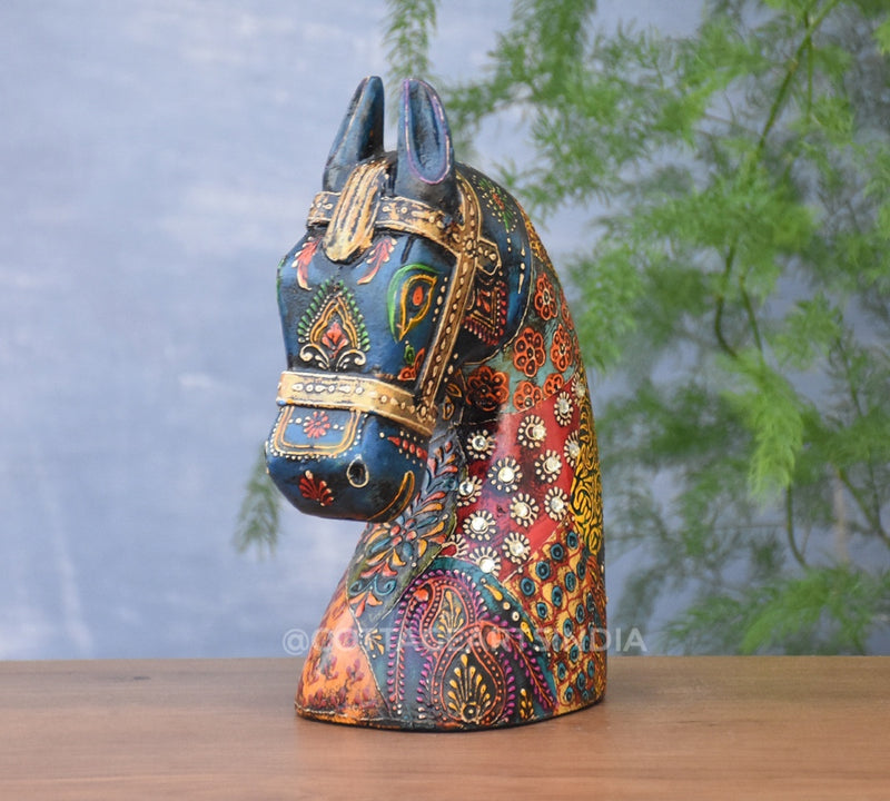 Wooden Horse Head