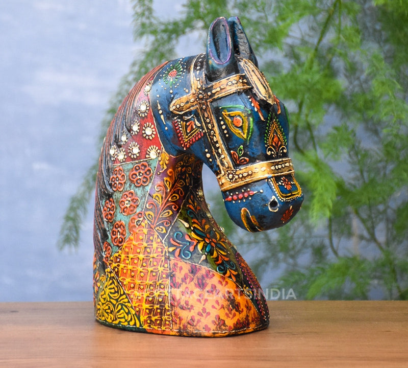 Wooden Horse Head