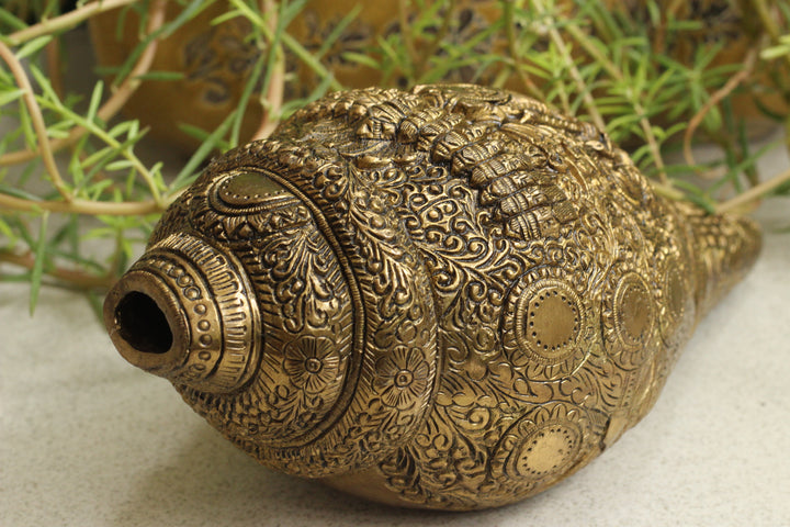 Brass Vishwaroopam Shanka/Conch