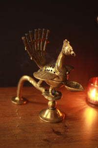Brass Peacock Dhoop Dani