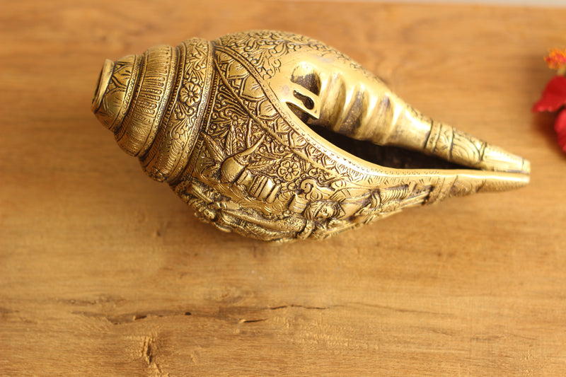 Brass Durga Shankha/Conch