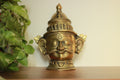 Brass Shiva And Gauri Mukhlingam Mask