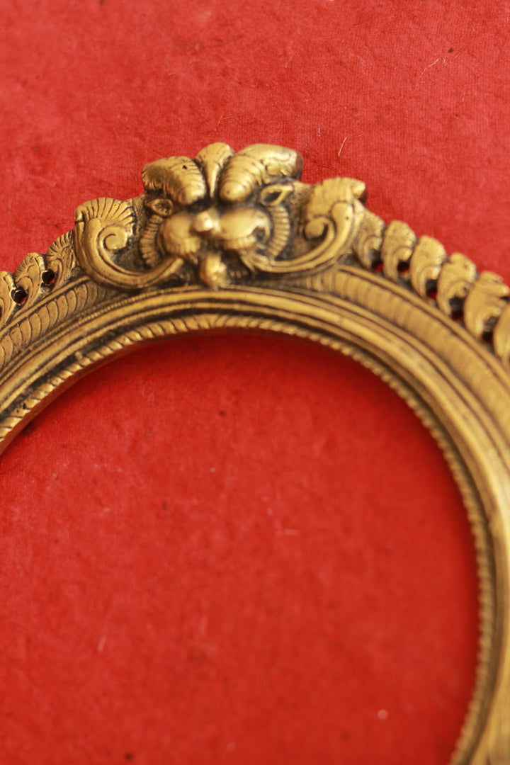Brass Kirtimukha Prabhavali