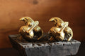 Brass Yali Door Knob (pair)