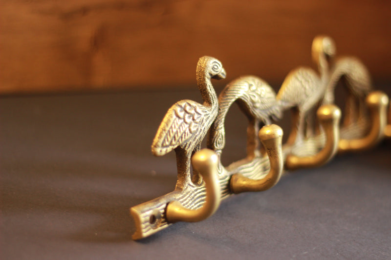 Brass Key Hangers-Coat Hooks Cranes
