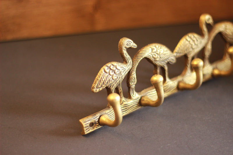Brass Key Hangers-Coat Hooks Cranes