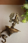 Brass Annapakshi Lamp 9"