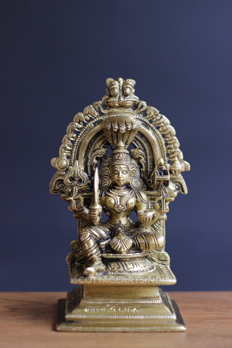 Brass Idol Goddess Mariamman Statue