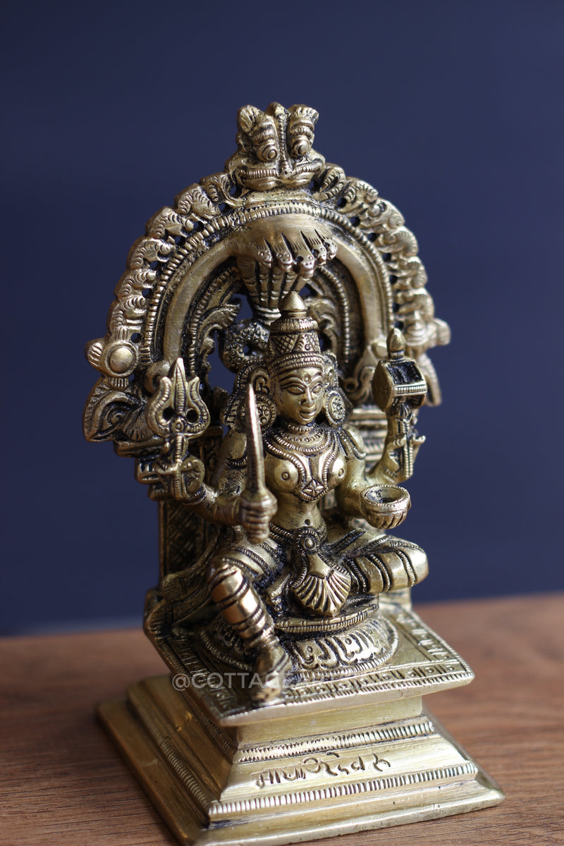 Brass Idol Goddess Mariamman Statue