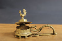 Brass Hexagonal Peacock DhoopDani