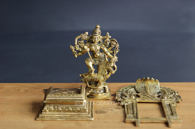 Brass Durga Mahishasura