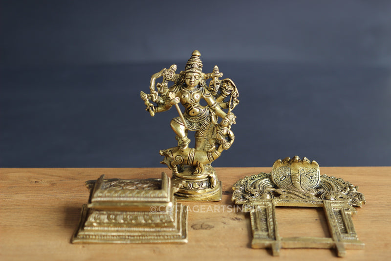 Brass Durga Mahishasura