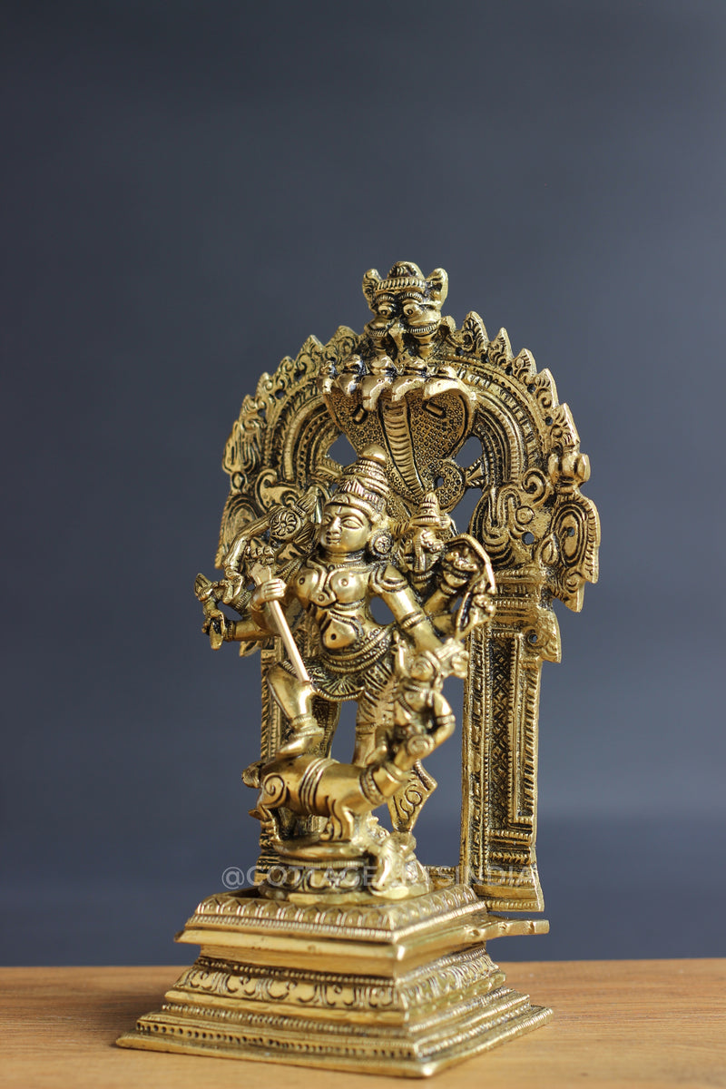 Brass Durga Mahishasura