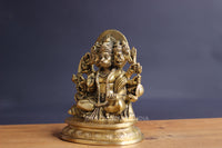 Panchamukhi Hanuman Brass Idol | Five Face Hanuman Statue