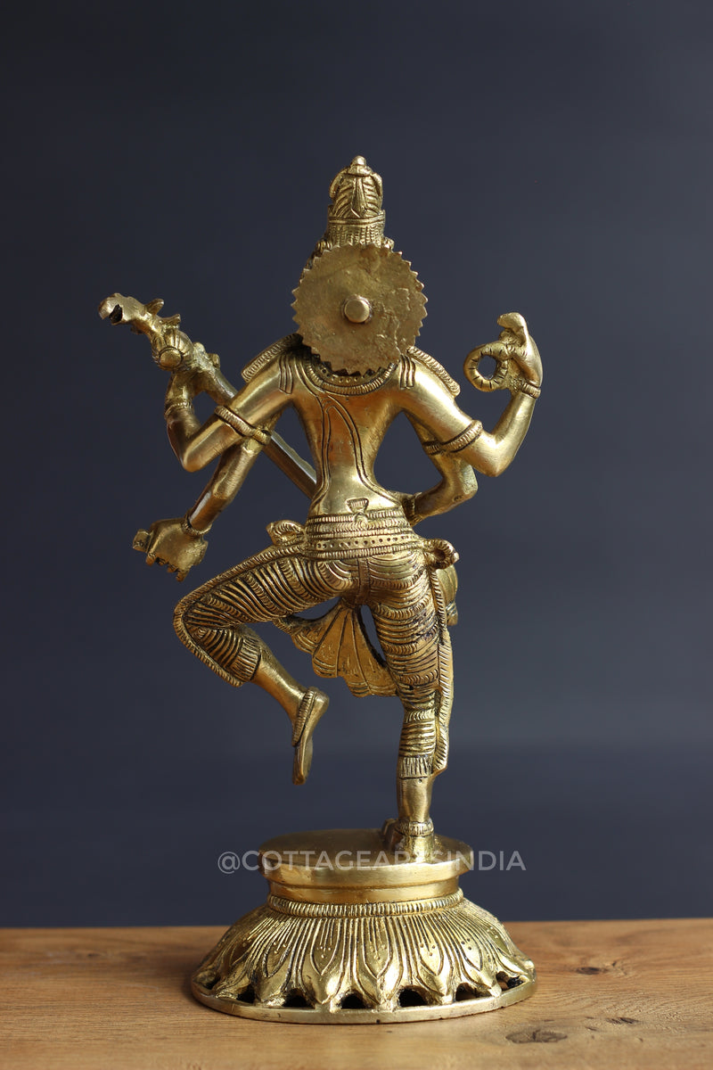 Brass Saraswati 11 "