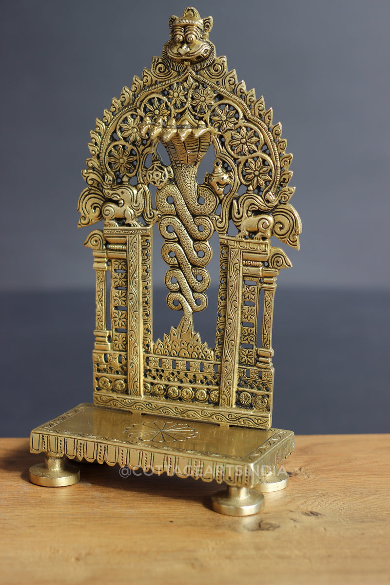 Brass Singhasan 10 "