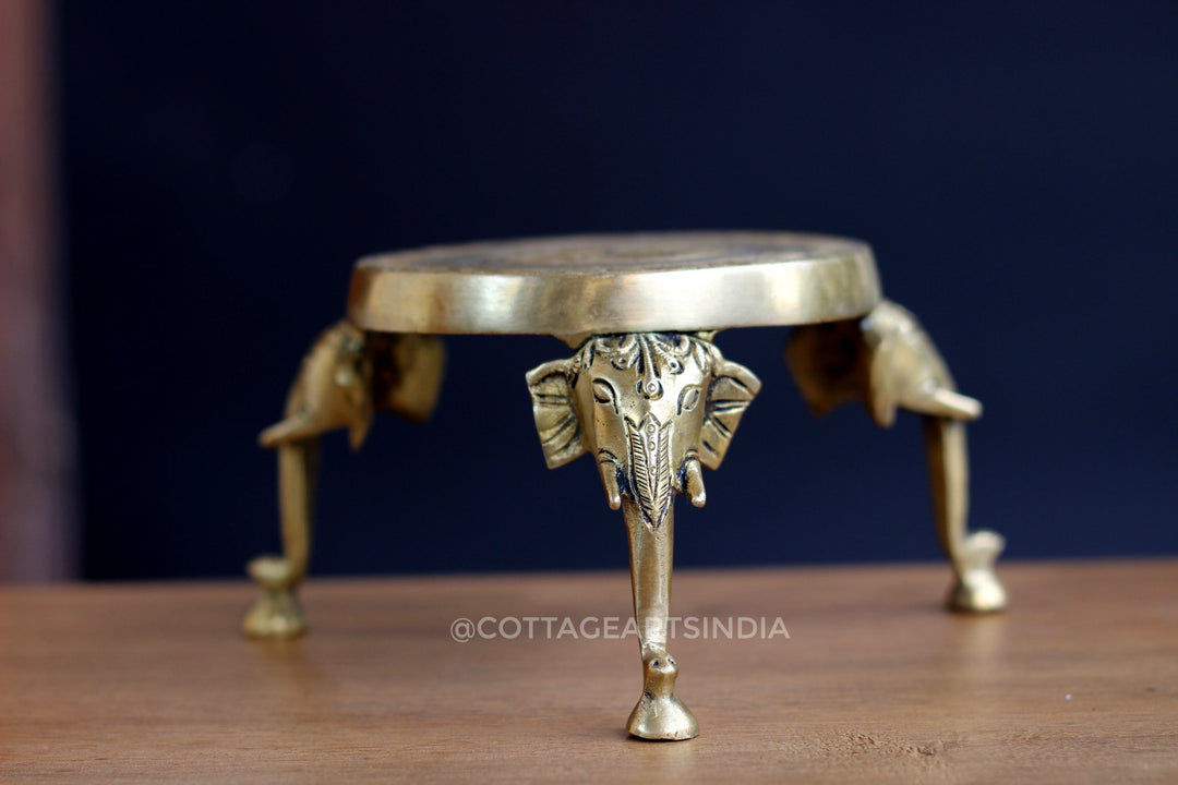 Brass Elephant Chowki