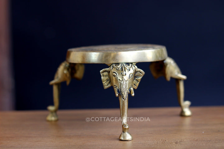 Brass Elephant Chowki