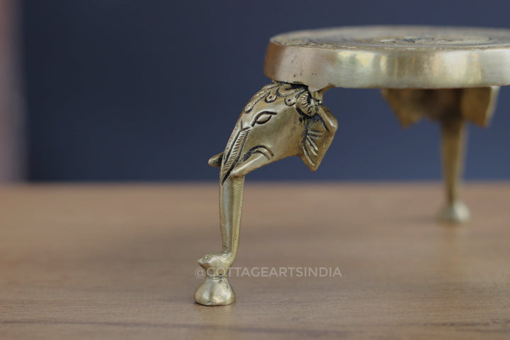 Brass Elephant Chowki