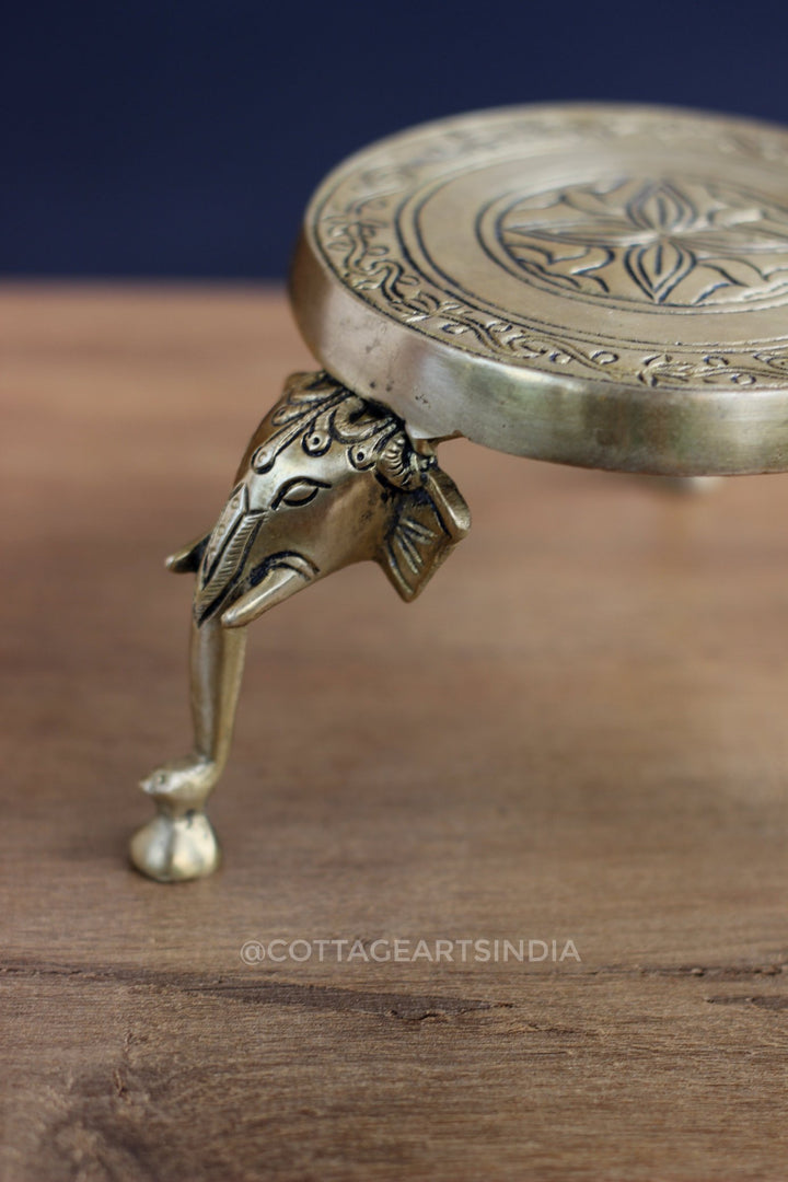 Brass Elephant Chowki